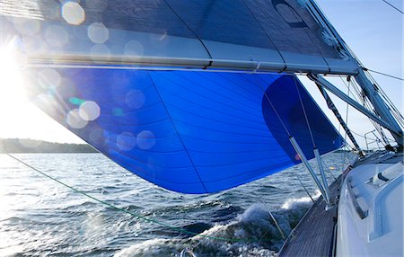 Close-up of sailing boat Stock Photo - Premium Royalty-Free, Code: 6102-07843955