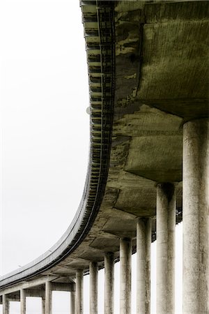 road bottom view - Low angle view of elevated road Stock Photo - Premium Royalty-Free, Code: 6102-07844222