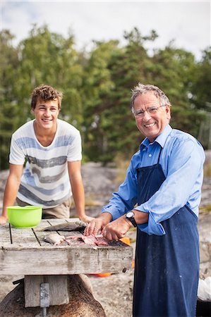 Father with teenage son Stock Photo - Premium Royalty-Free, Code: 6102-08120573