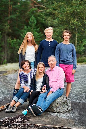 Family portrait Stock Photo - Premium Royalty-Free, Code: 6102-08121012
