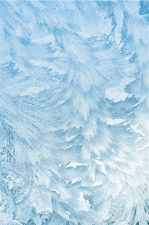 full frame (subject filling frame) - Ice crystals on window Stock Photo - Premium Royalty-Free, Code: 6102-08384208