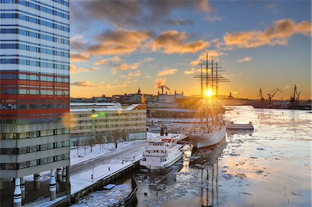 Sunset, Gothenburg, Sweden. Foto de stock - Sin royalties Premium, Código: 6102-08558762