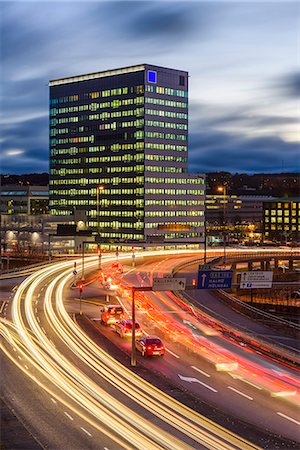 radiant - Traffic at dusk Stock Photo - Premium Royalty-Free, Code: 6102-08521142