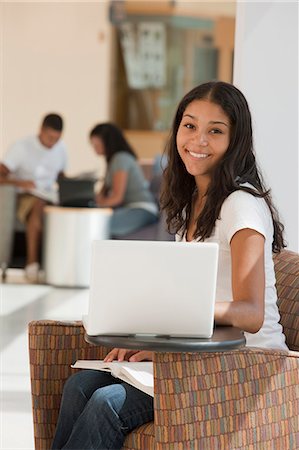simsearch:640-02765460,k - Engineering students studying in the college academic center Stock Photo - Premium Royalty-Free, Code: 6105-05396340