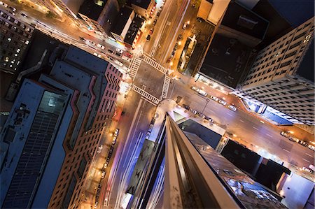 street crossing - High angle view of the crossroad in a city, Boston, Suffolk County, Massachusetts, USA Stock Photo - Premium Royalty-Free, Code: 6105-05397318