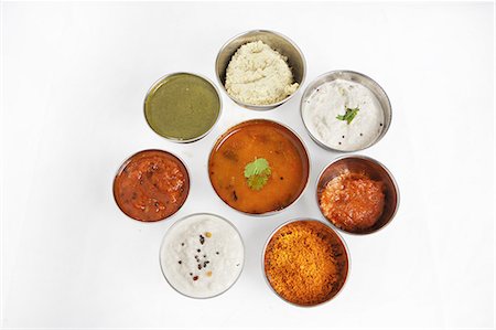 Indian food Stock Photo - Premium Royalty-Free, Code: 6107-06117497