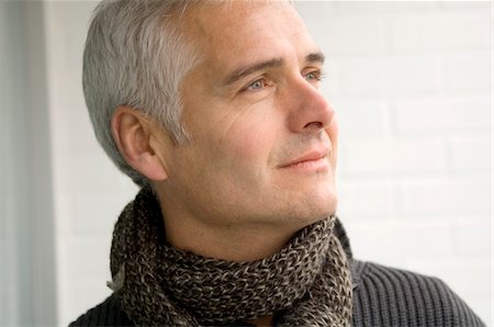 simsearch:6108-05859747,k - Close-up of a mature man thinking Stock Photo - Premium Royalty-Free, Code: 6108-05859968