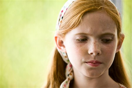 simsearch:6108-05863386,k - Close-up of a girl thinking Stock Photo - Premium Royalty-Free, Code: 6108-05863082