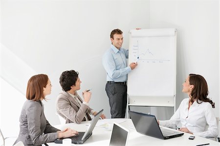 Businessman giving presentation in a meeting Stock Photo - Premium Royalty-Free, Code: 6108-05868501