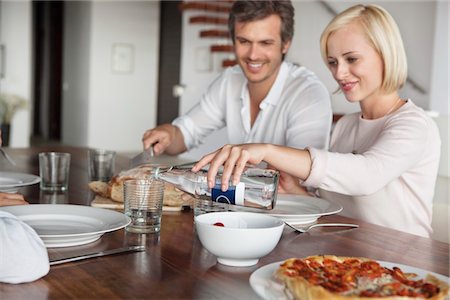 Couple having food Stock Photo - Premium Royalty-Free, Code: 6108-05871230