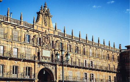 spain - City Hall Salamanca, Spain Photographie de stock - Premium Libres de Droits, Code: 6108-08637124