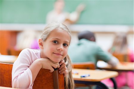 Elementary student not following lesson Stock Photo - Premium Royalty-Free, Code: 6109-06196393