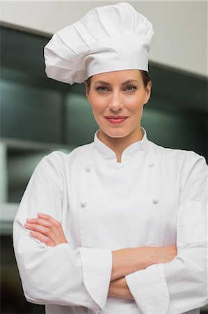 simsearch:6109-07601170,k - Smiling chef looking at camera Stock Photo - Premium Royalty-Free, Code: 6109-07601143