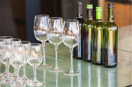 simsearch:400-04226436,k - A wine tasting on a table Stock Photo - Premium Royalty-Free, Code: 6109-08204317