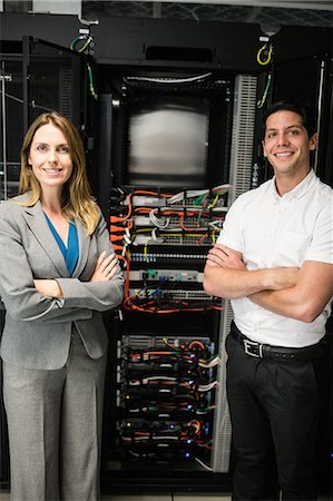 data center - Team of technicians working together Stock Photo - Premium Royalty-Free, Code: 6109-08389873