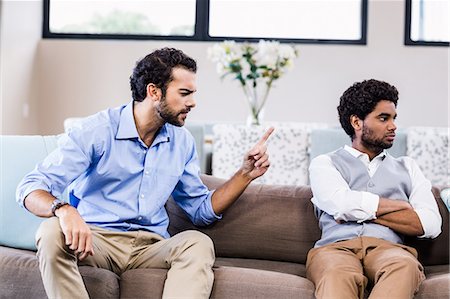 simsearch:6109-07601529,k - Gay couple arguing Stock Photo - Premium Royalty-Free, Code: 6109-08390132