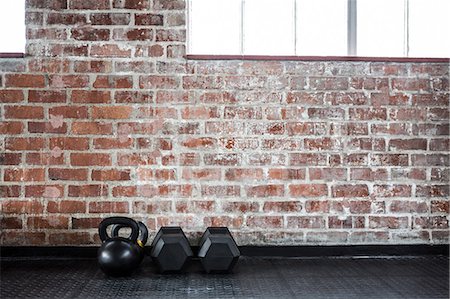 simsearch:6109-08397716,k - Weights on the studio floor Stock Photo - Premium Royalty-Free, Code: 6109-08397945