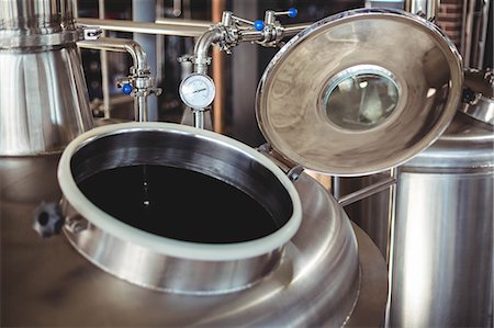 food processing plant - Large vat of beer at the local brewery Stock Photo - Premium Royalty-Free, Code: 6109-08489473