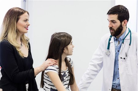 simsearch:6109-08537861,k - Doctor examining a sick girl Stock Photo - Premium Royalty-Free, Code: 6109-08537826