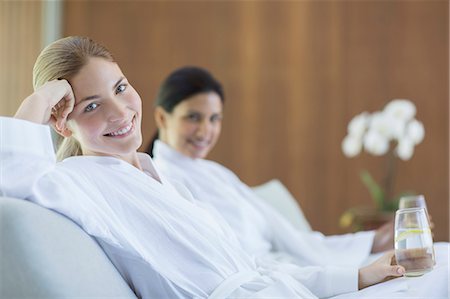 simsearch:6113-07147381,k - Women relaxing together in spa Stock Photo - Premium Royalty-Free, Code: 6113-07147450