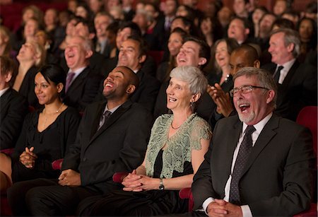 simsearch:6113-07542941,k - Laughing theater audience Stock Photo - Premium Royalty-Free, Code: 6113-07159360