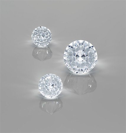 Close up of diamonds Photographie de stock - Premium Libres de Droits, Code: 6113-07243426