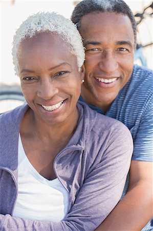 simsearch:6113-07589438,k - Portrait of smiling senior couple Stock Photo - Premium Royalty-Free, Code: 6113-07589427