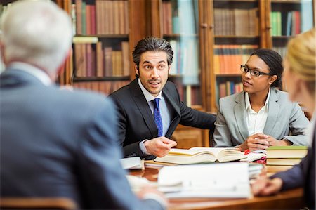 scrutiny - Lawyers meeting in chambers Stock Photo - Premium Royalty-Free, Code: 6113-07762336