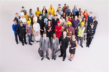 Diverse workforce Foto de stock - Sin royalties Premium, Código: 6113-07730690