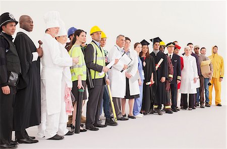 security officer picture - Diverse workforce Stock Photo - Premium Royalty-Free, Code: 6113-07730711