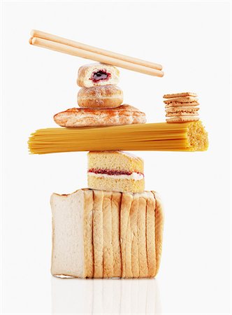 Carbohydrates balancing Stock Photo - Premium Royalty-Free, Code: 6113-08184256