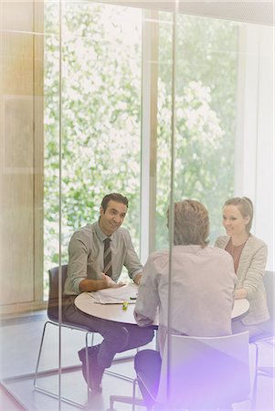 simsearch:6113-06899132,k - Business people talking in conference room meeting Stock Photo - Premium Royalty-Free, Code: 6113-08882418