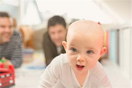 simsearch:6113-07648804,k - Close up curious baby boy Stock Photo - Premium Royalty-Free, Code: 6113-08947343