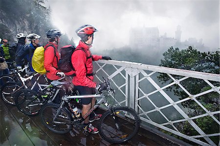 schwangau - Group Of Mountain Bikers, Schwangau-Bleckenau, Bavaria, Germany Stock Photo - Premium Royalty-Free, Code: 6115-06778877