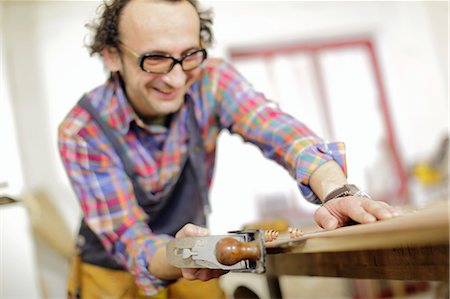 Carpenter in workshop, Osijek, Croatia, Europe Stock Photo - Premium Royalty-Free, Code: 6115-07109864