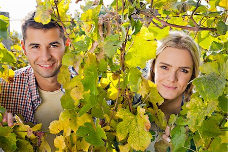 simsearch:649-07238535,k - Grape harvest, Portrait of young couple, Slavonia, Croatia Stock Photo - Premium Royalty-Free, Code: 6115-07282910