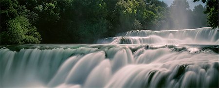 scenic and panoramic - Skradinski Buk waterfall, National Park, Croatia Stock Photo - Premium Royalty-Free, Code: 6115-08101292