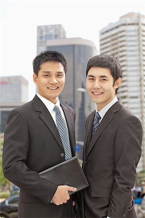 simsearch:6116-07084811,k - Portrait of Two Businessmen Stock Photo - Premium Royalty-Free, Code: 6116-07084803