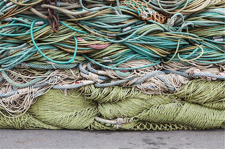 simsearch:6118-08910527,k - Commercial fishing nets Stock Photo - Premium Royalty-Free, Code: 6118-07352681