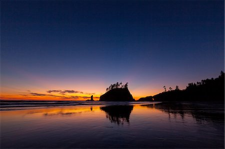 Second Beach, Olympic National Park, Washington, USA Stock Photo - Premium Royalty-Free, Code: 6118-07440101