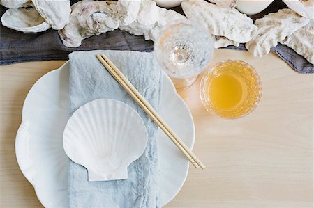 Place settings at a table dressed for an occasion. Stock Photo - Premium Royalty-Free, Code: 6118-08659817