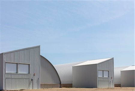 silo alberta - Detail of grain storage buildings, Photographie de stock - Premium Libres de Droits, Code: 6118-09173860