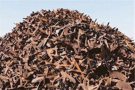 simsearch:694-03328729,k - Pile of rusty metal used for railroad construction, near Kildeer, Saskatchewan, Canada. Stock Photo - Premium Royalty-Free, Code: 6118-09173804