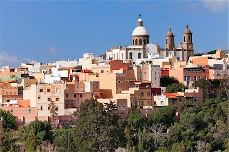 spain - San Sebastian church, Aguimes, Gran Canaria, Canary Islands, Spain, Europe Photographie de stock - Premium Libres de Droits, Code: 6119-07451825