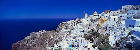 simsearch:6119-07541502,k - Village of Oia, Santorini, Cyclades, Greece Stock Photo - Premium Royalty-Free, Code: 6119-07452007