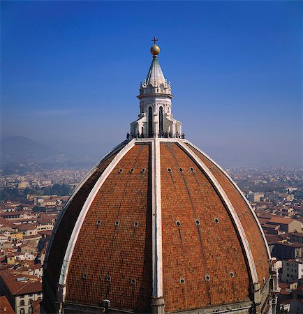 simsearch:6119-07541502,k - Elevated View of the Roof of the Duomo and Cityscape, Florence, Tuscany, Italy Stock Photo - Premium Royalty-Free, Code: 6119-07452123
