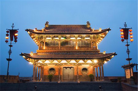 simsearch:6119-07443725,k - Gate Tower on the last remaining intact Ming Dynasty City wall in China, Pingyao City, UNESCO World Heritage Site, Shanxi Province, China, Asia Stock Photo - Premium Royalty-Free, Code: 6119-07452358
