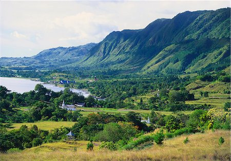 Shore of Lake Toba, Samosir Island, Sumatra, Indonesia Stock Photo - Premium Royalty-Free, Code: 6119-07453074