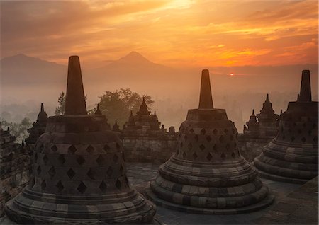 Borobudur Buddhist Temple, UNESCO World Heritage Site, Java, Indonesia, Southeast Asia, Asia Stock Photo - Premium Royalty-Free, Code: 6119-07651993
