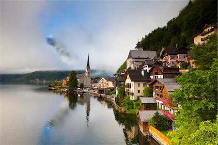 simsearch:862-07689809,k - Village of Hallstatt, UNESCO World Heritage Site, Hallstattersee, Oberosterreich (Upper Austria), Austria, Europe Foto de stock - Sin royalties Premium, Código: 6119-07734952